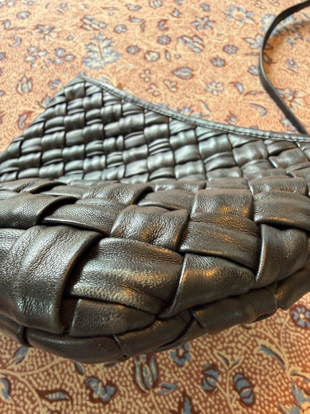 Clare V. Petite Moyen woven black bag - Picture 4 of 5